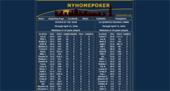 Desktop Screenshot of nyhomepoker.com